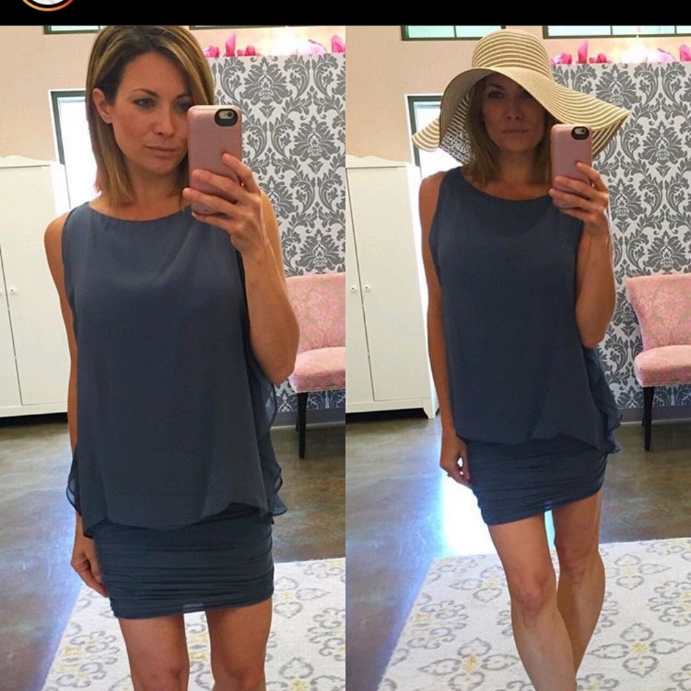 Smoke grey Bailey 44 dress